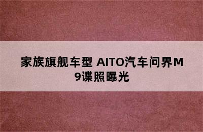 家族旗舰车型 AITO汽车问界M9谍照曝光